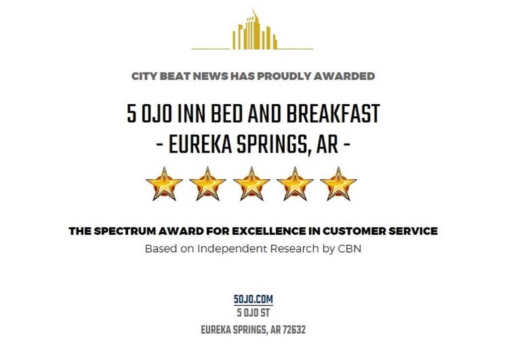 5 Ojo Inn Bed And Breakfast Eureka Springs Zewnętrze zdjęcie