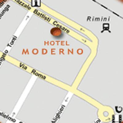 Hotel Moderno Rimini Zewnętrze zdjęcie