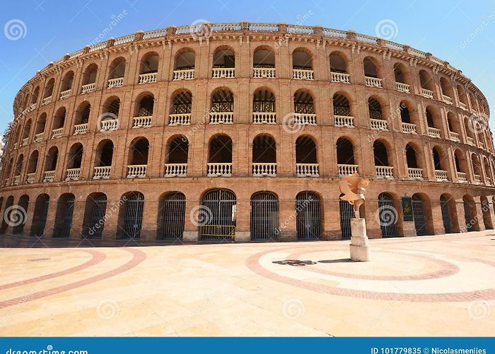 Valencia Bullring Bullring Arena Plaza De Toros in Valencia. Stock Image - Image of ... photo