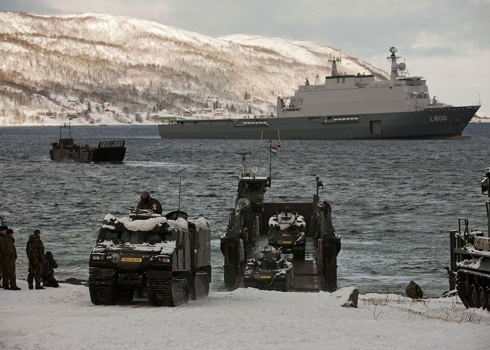 Navy Museum of Royal Navy HNLMS Rotterdam (L800) an amphibious transport ship of the Royal ... photo