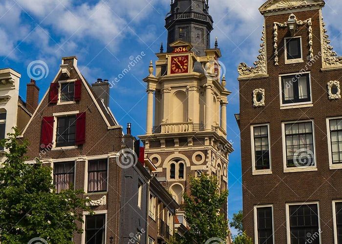 Southern Church Tower of the Southern Church `Zuiderkerk` in Amsterdam ... photo