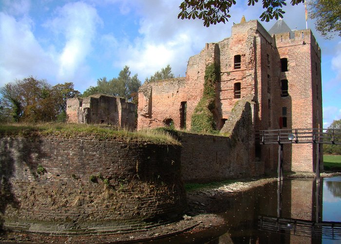 Ruins of Castle Brederode The Ruins of Brederode at Santpoort, Holland. Built around 1290 ... photo