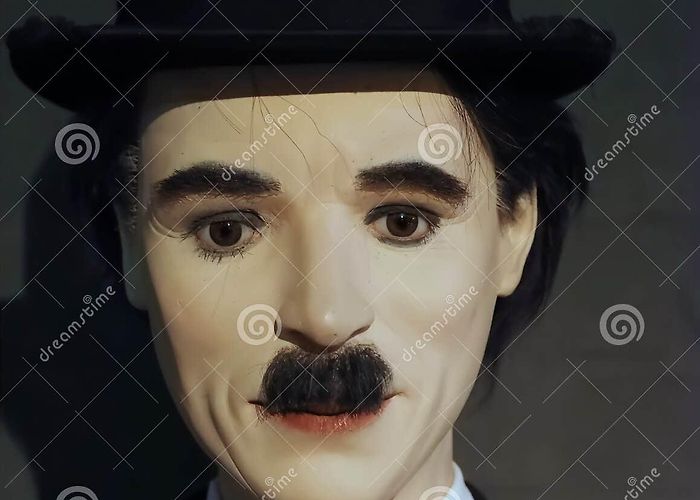 Panoptikum Inside the Wax Museum Named Panoptikum in Hamburg- Charly Chaplin ... photo