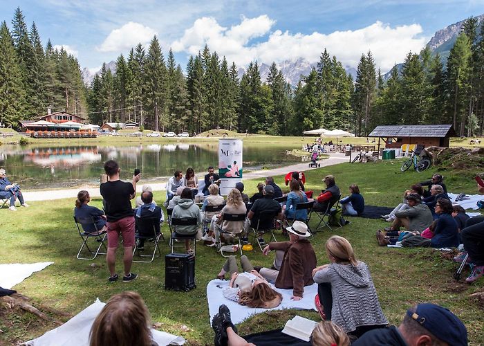 Lago Pianozes Una Montagna di Libri in Cortina d'Ampezzo | Official Dolomites ... photo