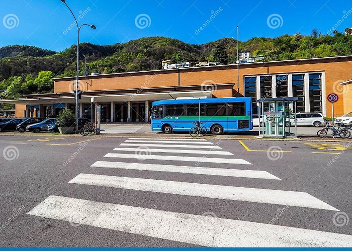 Como San Giovanni Train Station Como San Giovanni Train Station in Como HDR Editorial Stock Image ... photo