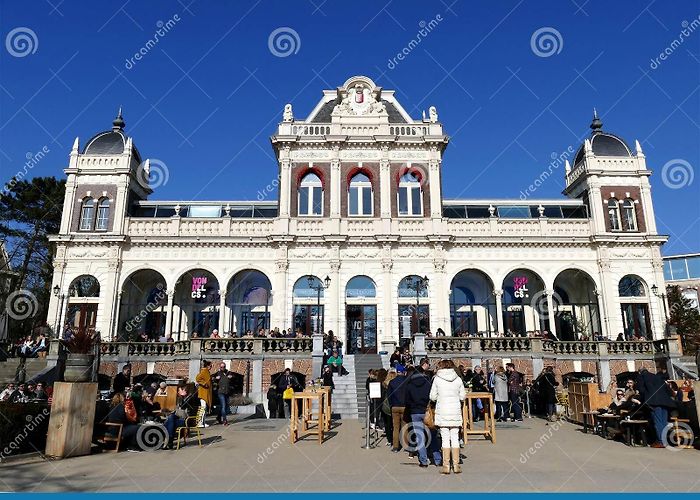 VondelCS AMSTERDAM, the NETHERLANDS - MARCH 13, 2016: Crowded VondelCS Cafe ... photo