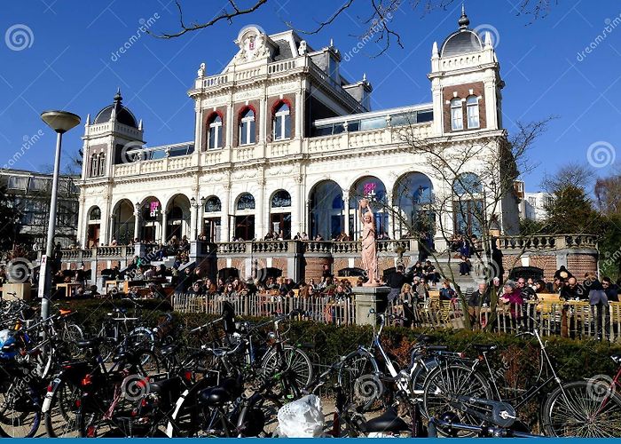 VondelCS AMSTERDAM, the NETHERLANDS - MARCH 13, 2016: Crowded VondelCS Cafe ... photo