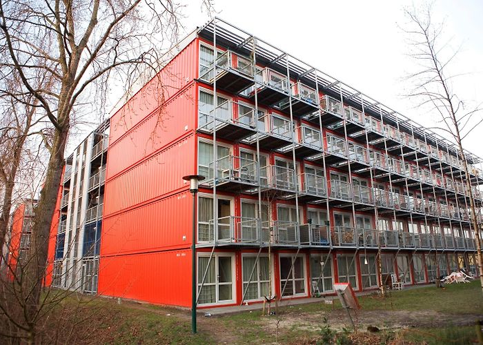 Shipping House Amsterdam Pictures: Amsterdam's Lean, Green Shipping Container Homes photo