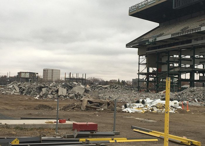 Mosaic Stadium at Taylor Field Controlled Collapse: Budget Demolition Brings Down Roughriders ... photo