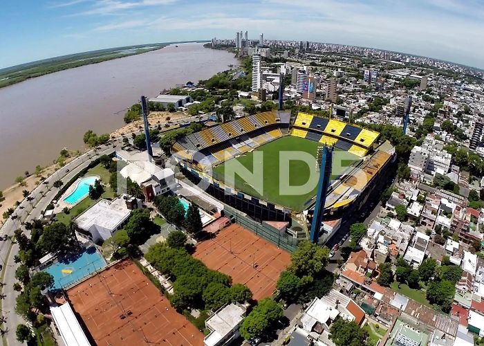 Rosario Central Stadium Rosario Central Stadium Argentina Aerial... | Stock Video | Pond5 photo
