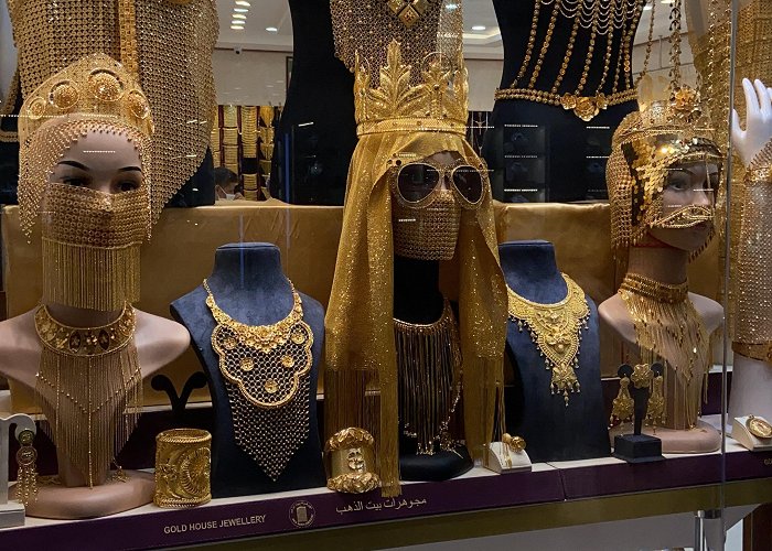 Gold Souk Visited the “Gold Souk” in Dubai. Some fantastic covid proof masks ... photo