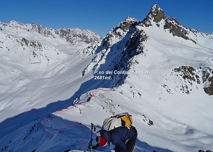 Tonale Occidentale Casaiole (Cima) e Monte Tonale Occidentale dal Passo del Tonale ... photo