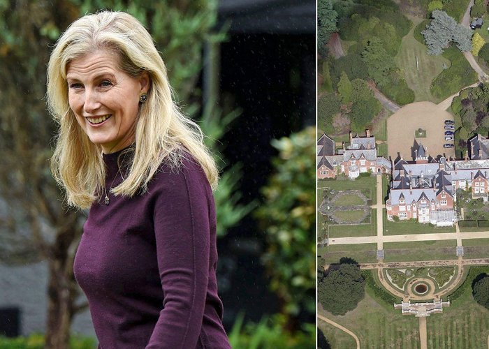 Bagshot Park Sophie Wessex debuts grand room inside royal home with Prince ... photo