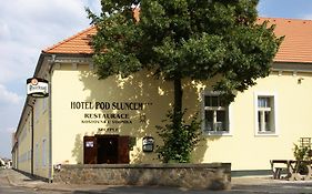 Hotel Pod Sluncem Třebíz Exterior photo