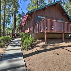 Willa Rustic-Chic Prescott Cabin With Deck In Wooded Area! Exterior photo