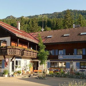 Hotel Nagelfluhhaus Hirsch Gunzesried Exterior photo