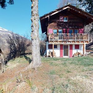 Apartament Idyllic Chalet In Evolene, With View On The Dent Blanche And The Mountains Exterior photo