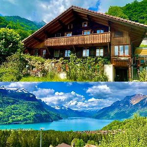 Apartament Charmant Chalet Mit See Und Bergsicht Hofstetten bei Brienz Exterior photo