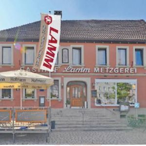 Hotel Gasthof Metzgerei Lamm - Benedikt Rueckel Geiselwind Exterior photo