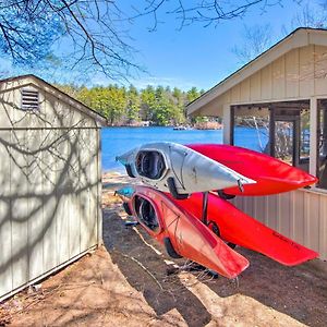 Willa Lakefront Retreat With Kayaks, Grill, Fire Pit! Candia Exterior photo