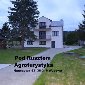 Apartament Pod Rusztem Agroturystyka Wysowa-Zdrój Exterior photo