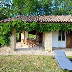 Willa Maison Charmante Avec Jacuzzi A Saint Ciers De Canesse Exterior photo