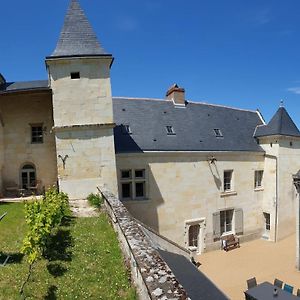 Willa Logis Escale Vue Loire, Piscine Semi-Troglodyte Treves-Cunault Exterior photo