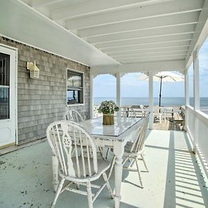 Willa Oceanfront Getaway With 2 Decks And Beach Access! Marshfield Exterior photo