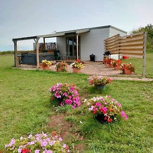 Willa Beautiful Wooden Tiny House, Glamping Cabin With Hot Tub 3 Tuxford Exterior photo