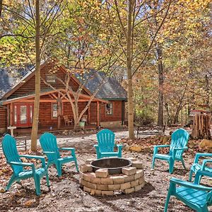Serenity Woods Cabin With Hot Tub And Fire Pit Mountain Home Exterior photo