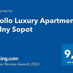 Apollo Luxury Apartment Dolny Sopot Exterior photo