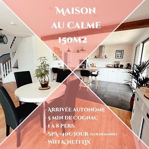 Willa Maison Au Calme A 5Min De Cognac Pour 1 A 8 Pers Richemont  Exterior photo