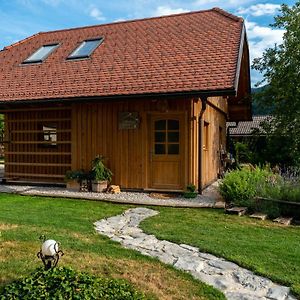 Willa Glamping Happiness With Sauna And Natural Pool Ribnica Exterior photo