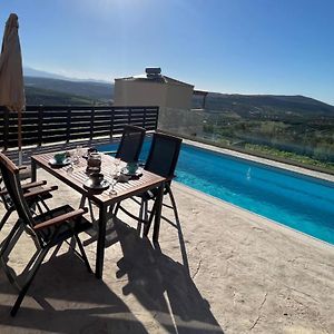 Brand New Villa Plyto - Amazing Views - Heated Pool Epano Vathia Exterior photo