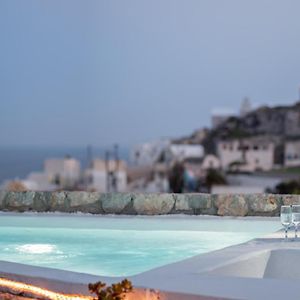 Red Cliff Santorini Villa - Volcano View & Jacuzzi Akrotírion Exterior photo