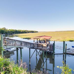 Waterfront Baisdens Bluff Home With Dock And Views! Eulonia Exterior photo