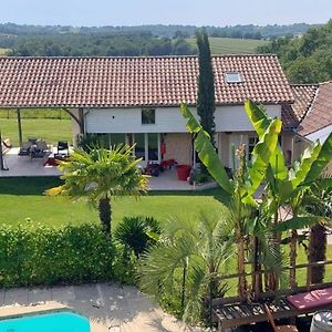 Willa Maison Avec Piscine Chauffee Et Pool House Saint-Mont Exterior photo