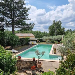 Willa Gite Avec Piscine Au Coeur De La Vallee De La Ceze Saint-Laurent-de-Carnols Exterior photo