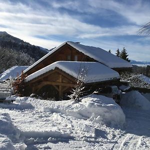 Bed and Breakfast Le Chalet De Doucy Bardet Habère-Poche Exterior photo