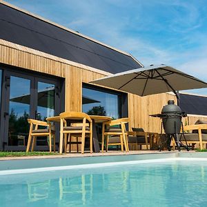 Luxurious Holiday Home With Private Pool, In A Holiday Park In Appelscha Exterior photo