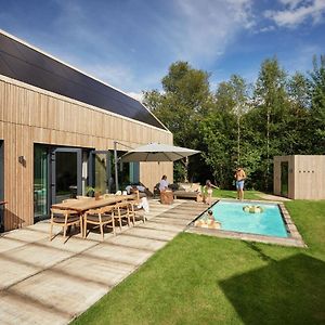 High-Tech Holiday Home With Sauna And Private Pool, In A Holiday Park In Nature Appelscha Exterior photo