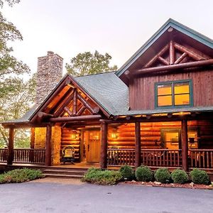 Willa Cozy Log Cabin In The Clouds Sylva Exterior photo