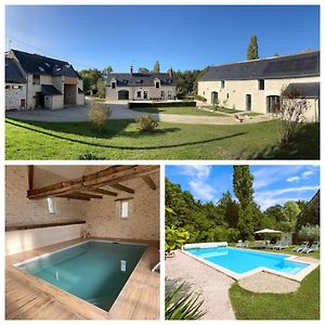 Willa Les Gites De La Pellerie - 2 Piscines & Jacuzzi - Touraine - 3 Gites - Familial, Calme, Campagne Saint-Branchs Exterior photo