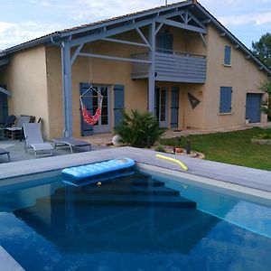 Parentale Pradere Avec Piscine Virazeil Exterior photo