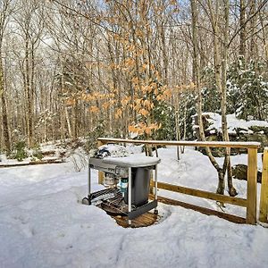 Willa Andover Cabin Retreat With Hot Tub And Fireplace! Exterior photo