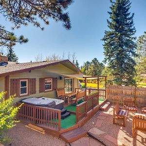 Willa Peaceful Getaway With Private Hot Tub And Mtn Views! Woodland Park Exterior photo