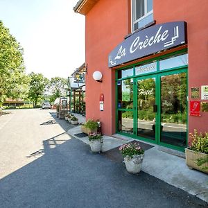 Hotel Restaurant La Creche Et Sa Piscine Interieure - Logis Hotels La Chomette Exterior photo