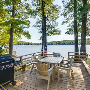 Lakefront Cabin With Panoramic Water View And Access Sunapee Exterior photo