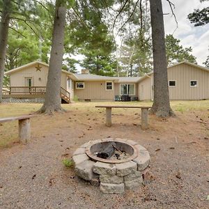 Willa Lakefront Chetek Haven Dock, Screened Gazebo Exterior photo