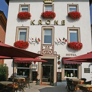 Hotel Krone Rudesheim Rüdesheim nad Renem Exterior photo